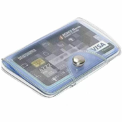 Royal Craft Men & Women White Rubber Card Holder (10 Card Slots)