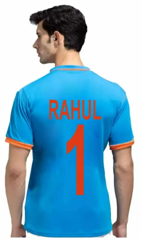 Teky India ODI Cricket Team World Cup Jersey Rahul 1 2023/2024 For Men & Boys