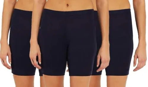 Regalia Procot Cotton Slip Shorts for Under Dresses Women Seamless Anti Chafing Underwear Panties Mid Thigh Boyshorts Lace/Plain Cycling Shorts Regular and Plus Sizes Combo Pack