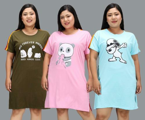 Christy World Women Multicolor Pack of 3 T-shirt