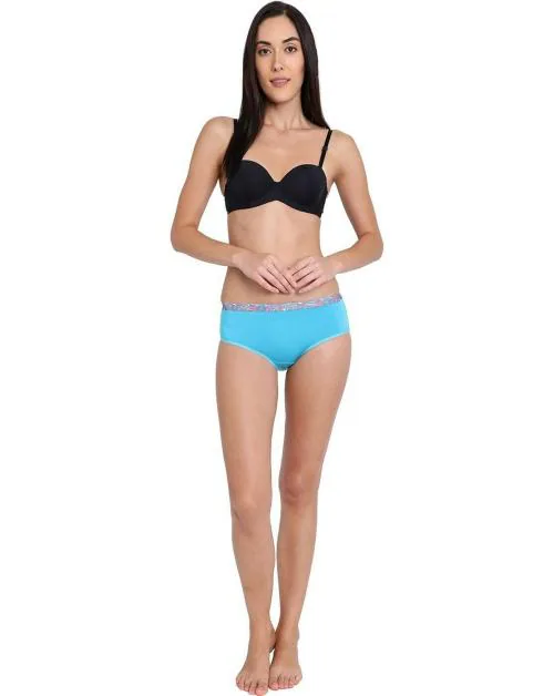 Red Rose Women Multicolor Pure Modal Solids 3 Hipster Panty (Pack Of 3, M)