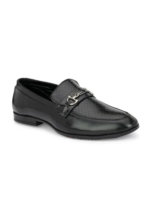 Guava Men's Black Party Formal Shoes