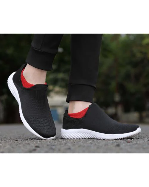 KAVSUN Black Running Sport Shoe For Men