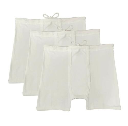 UNDERLOOP MUSTT Men's White Interlock Cotton Underwear with Strings (pack of 3)