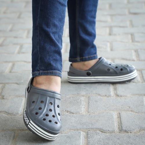 Richaleee 499 Croos Grey Mens Trendy Sliders for men