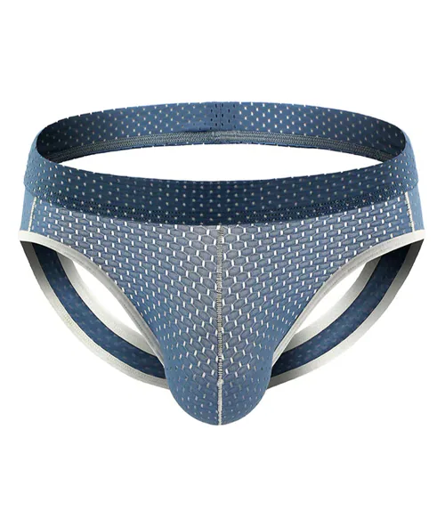Panteasy Men's Mesh Hole Breathable Jockstrap Underwear