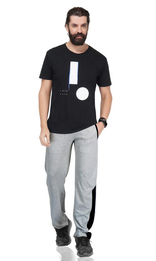 Fflirtygo Men's Regular Fit Cotton Track Pants