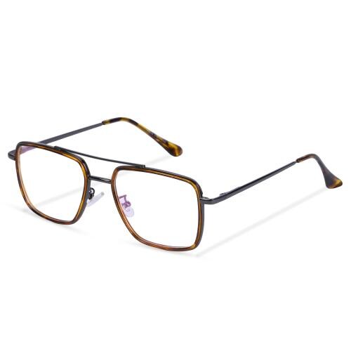 Freddy Brown Print Full Rim Rectangle Frame Suitable For Men and Women