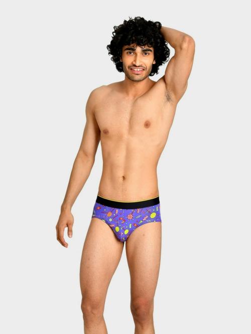 Bummer SUGAR RUSH Purple Modal Brief for Men