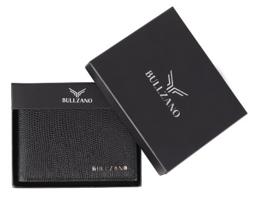 Bullzano Astor Genuine Leather Wallet for Men, CREME RFID Protected Pack of 2