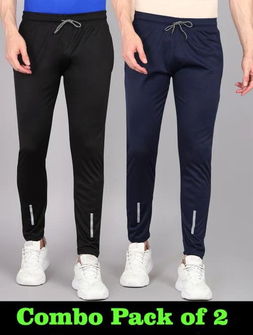 Shopyholik Sports Casual Lycra Men Track Pants Combo Pack of 2