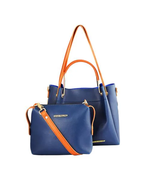 Buy Bagsy Malone Black Tote Bag Combo Set of 2 Blue Online at Best