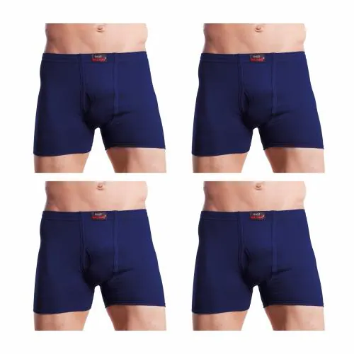 Ranjit Smart Men's Cotton Trunk (Pack of 4) (Assorted Colours) (Assorted, 2XL)