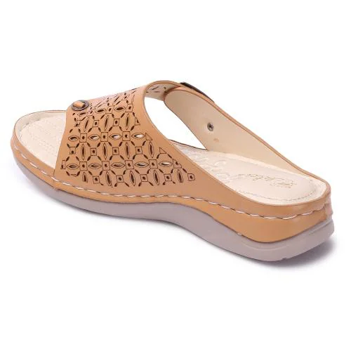 Picktoes trendy comfort Beige heels