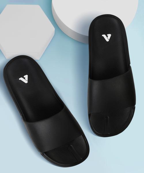 Aqualite Black Comfort Sliders for Men