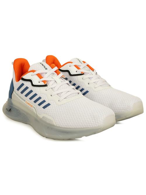 Campus DECCAN White Men's Running Shoes