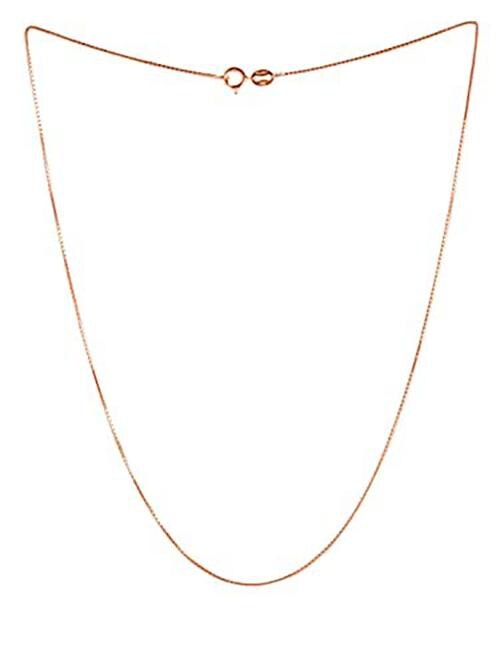 ZAVYA Gold-Plated Sterling Silver Chain Rose for Women
