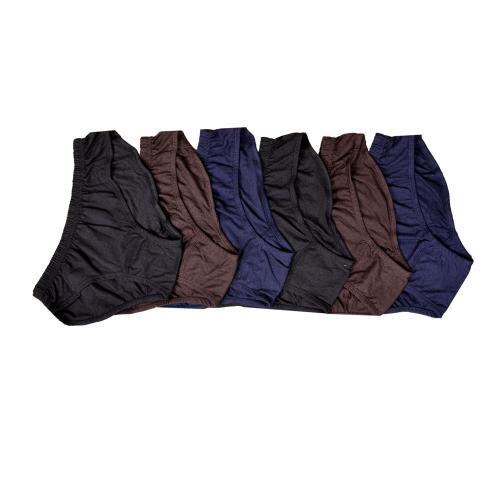 ASCE Women Inner & Sleepwear Cotton Solid Panty ( 6pcs set)--