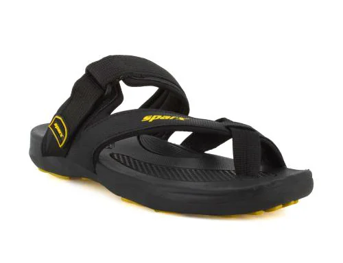 SPARX Black Sandals SFG-57 For Men