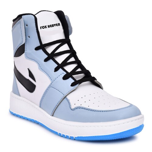 Fox Heaven Stylish Latest Casual Sneakers Shoe ,Breathable, Flexible And Comfortable High Tops Sneakers For Men _ Navy _ 09UK