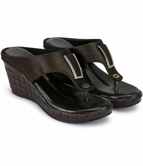 Rimboll Burgundy Heel Sandals for Women