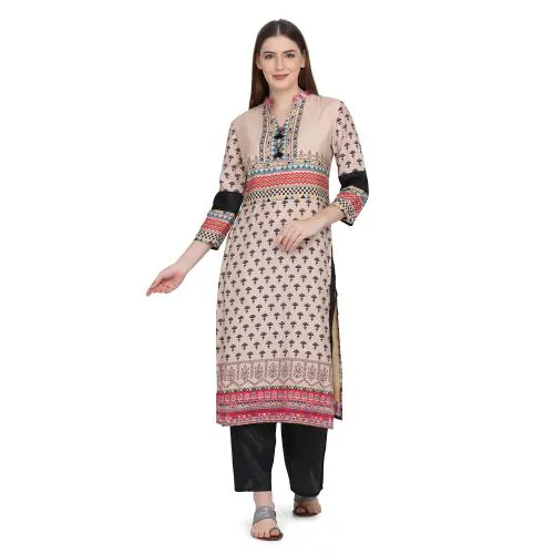 FFU printed kurti plazzo set for women