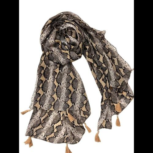 CI ACCESSORIES Flower Printed Poly Cotton Pareo With Beaded Tussles for Girls and Women size:80 * 180