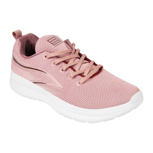 UNISTAR PEACH SPORTS SHOES WITH MEMORY FOAM INSOLE AND NARROW FIT FOR WOMEN