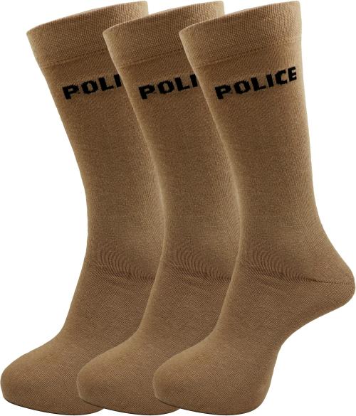 RC. ROYAL CLASS Men's Calf Length Cotton Khaki Socks(Pack of 3)(Free size)
