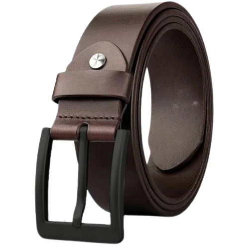 LUXURY LEATHER BEST QUIALITY LEATHER BELTS FOR MEN | COLOR -BROWN | BLACK Lock | SIZE-32