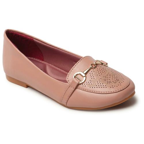 Big Bird Footwear Flat Loafer Casual Bellies for Women & Girls (Pink)