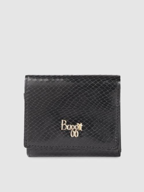 Baggit Black Polyurethane (PU) Wallet For Women