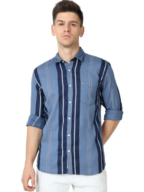Live's Passion Casual Formal Striped Printed Half shirts for Men