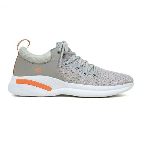 CLYMB Men's Grey Mesh Running Shoes