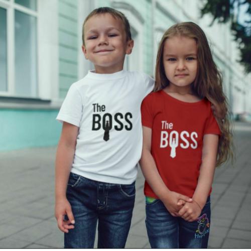 Arsha lifestyle Boy's & Girl's T-Shirt (White-Maroon-Pack of 2)