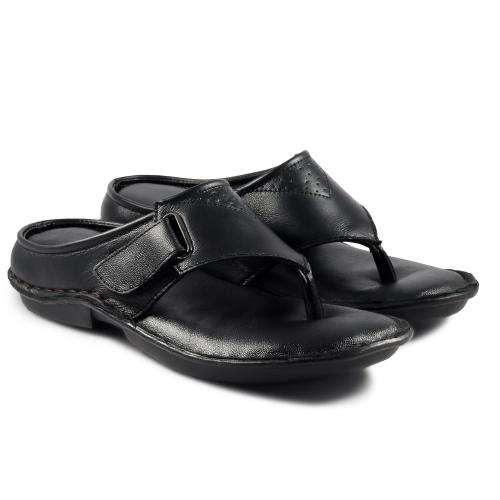 Buy Accentor Handcrafted Genuine Leather Slip on Slippers For Men ...