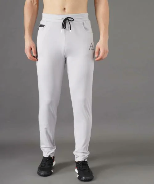 Flying Walker Solid Men Grey Track Pants 32