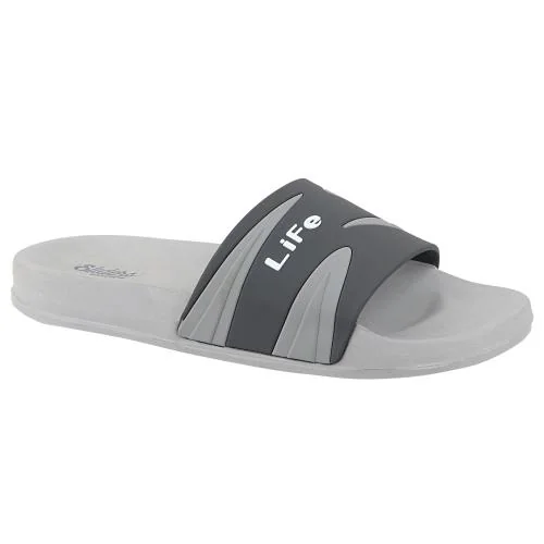 WELCOME Grey Sliders For Men