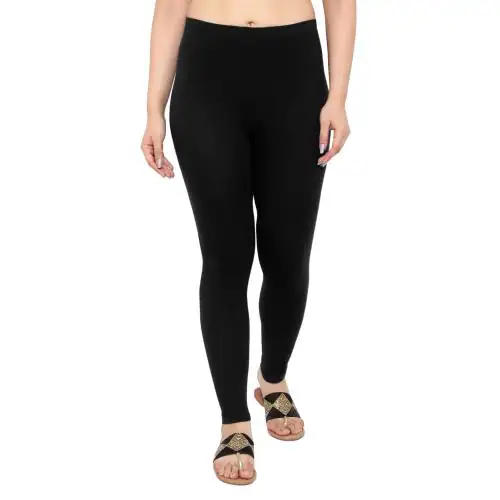 Buy NGT Black Ankle Length Legging for Womens (XL) Online at Best