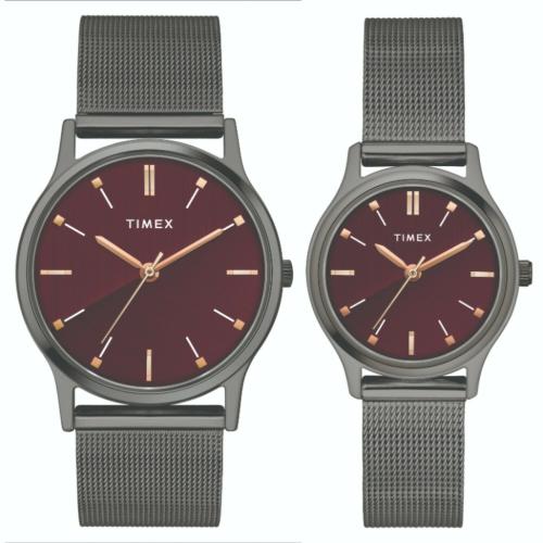 Timex Analog Red Dial Unisex Watch-TW00PR272