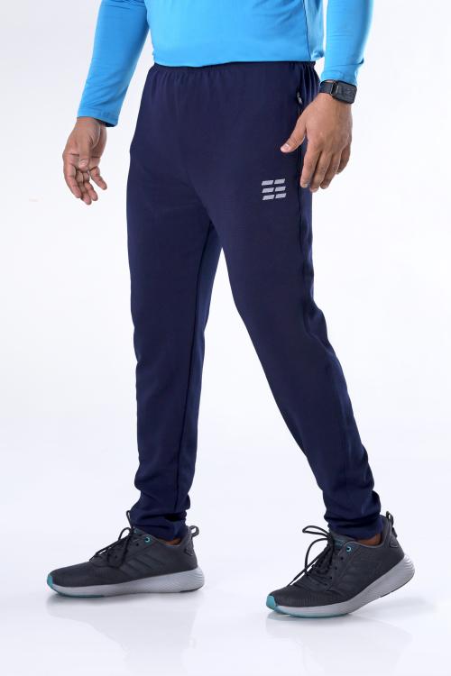 SPOTDEER 4 Way Lycra Trackpants | Colour Navy | Size L