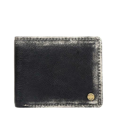 Hidesign Men Black Leather Wallet