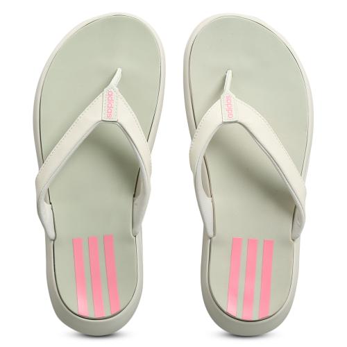 Adidas Women COMFORT FLIP FLOP Off White Swim Flip Flops
