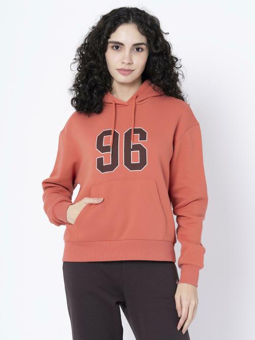 Red Tape Women Typographic Casual Hoodies