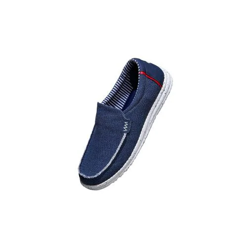 Neeman's Canvas Wanderers Slip Ons | Navy