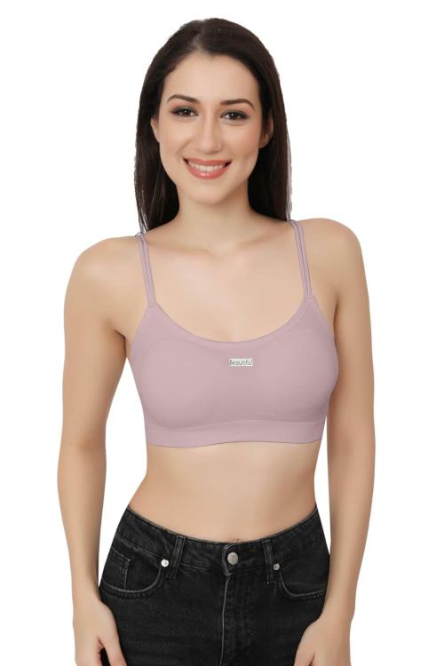 LADHAVA Bra | Comfortable Women's Bra | Women Bra | Underwired Bra for Support | Non-Padded Bra | Everyday Wear Bra | Women's Bra | Breathable Daily Bra | Soft Cotton Bra | Fashionable Women's Bra-(Light Pink)-34