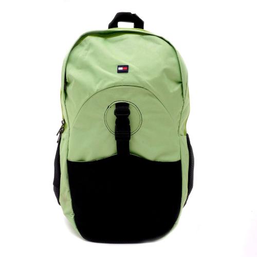 Tommy Hilfiger Biker Collection Unisex Polyester High School Bag Backpack - Green, 14 INCH