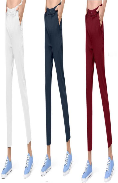 Clinsy Men Multicolor Solid Lycra Blend Pack Of 3 Regular Fit Trousers (36)