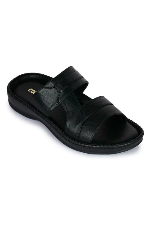COOLERS By Liberty K2-01_BLACK Casual Slippers For Men