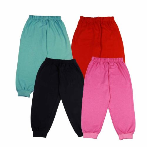 Sakuya Cute Fun Cartoon Print Breathable Cotton Pant Clothing Set for Nightwear Sleepwear Casual Travel for Unisex Kids Boys Girls Set of 4_Multicolor_4-5 Y